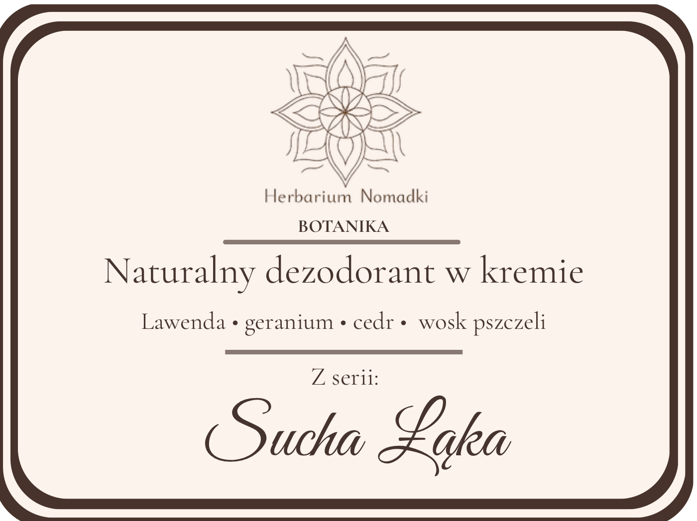 Etykieta Sucha Łąka